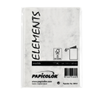 Papicolor Correspondence Card Double 105x148mm Marble Grey 6 Pieces