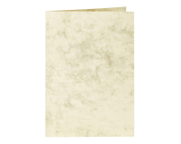 Correspondentiekaart Papicolor dubbel 105x148mm marmer ivoor pak à 6 stuks
