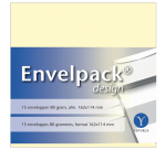 Enveloppe Papyrus Envelpack Design 894400 C6 114x162mm ivoire 15 pièces