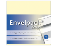 Enveloppe Papyrus Envelpack Design 894400 C6 114x162mm ivoire 15 pièces