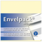 Cartes double + enveloppe Papyrus Envelpack Design 894430 C6 114x162mm ivoire