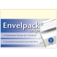 Carte double Papyrus Envelpack Design A6 105x148mm ivoire 894450 15 pièces