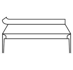 Enveloppe IEZZY C5/6 114x229mm autocollant blanc - boîte de 500