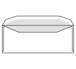 Enveloppe IEZZY C5/6 114x229mm fenêtre à droite gommé blanc 500 pièces.
