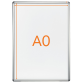 Porte-affiches clipsable Nobo Premium Plus A0 118x84,1cm aluminium