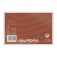 Systeemkaart Aurora 150x100mm lijn met rode koplijn 210gr wit 100 vel