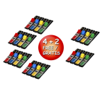 Marque-pages Post-it 6834 11,9x43,1mm 4+2 gratuits