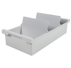 CARD INDEX TRAY DIN A6 light grey - Light grey