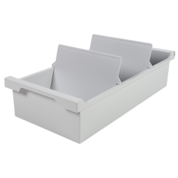 CARD INDEX TRAY DIN A6 light grey - Light grey