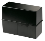 Boîte à fiches Han Large A5 plastique noir