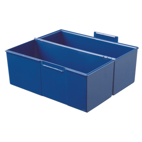 Boîte à fiches Han Large A5 plastique bleu