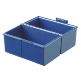 Boîte à fiches Han Large A6 plastique bleu