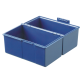 Boîte à fiches Han Large A6 plastique bleu