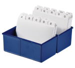 Boîte à fiches, A7 paysage, plastique