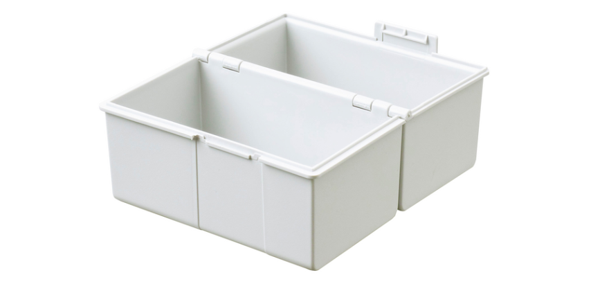 Card box, A7 landscape, plastic