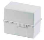 Card box, A7 landscape, plastic