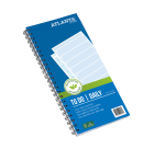 Dinge zu tun Djois Atlanta Heute recycelt 140x297mm 125 Blätter 70g blau