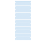 Dinge zu tun Djois Atlanta Heute recycelt 140x297mm 125 Blätter 70g blau