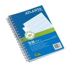 Little things to do Djois Atlanta recyclé 145x110mm 100 feuilles bleu