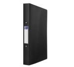 OXFORD Urban Ordner A4 40mm 2 mec-O-Ringe 30mm undurchsichtig schwarz 30mm schwarz