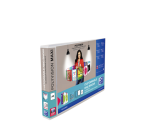 Classeur de présentation Oxford Polyvision Maxi A3 paysage 4 ann méc-D 30mm transparent