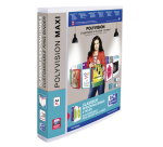 Classeur Panorama Oxford Polyvision Maxi A4 XL 4 anneaux méc-D 25mm transparent