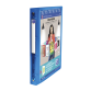 Presentatieringband Oxford Polyvision A4 4-rings O-mech 30mm blauw