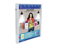 Classeur de présentation Oxford Polyvision A4 4 ann méc-O 15mm transparent