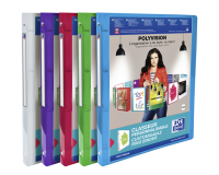 Classeur Panorama Oxford Polyvision A4 4 anneaux 15mm assorti