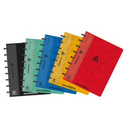 Cahier ADOC Classic A5 carreau 4x8mm 144 pages 90g assorti