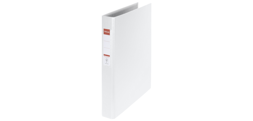 Esselte VIVIDA Binder A4 2 O-ring mech 25mm PP white