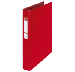 Classeur Esselte VIVIDA A4 2 anneaux méc-O 25mm PP rouge