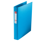 Esselte VIVIDA A4 Binder 2 mechanical-O rings 25mm PP blue