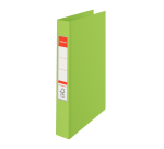 Classeur Esselte VIVIDA A4 4 anneaux méc-O 25mm PP vert
