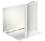 Classeur panorama Esselte Essentials A4 4 anneaux méc-O 16mm blanc - Dos 29mm