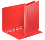 Classeur panorama Esselte Essentials A4 4 anneaux méc-D 25mm rouge