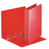 Esselte Essentials Panorama Binder A4 4 D-Rings 30mm Red - Spine 50mm