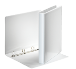 Presentatieringband Esselte Essentials panorama A4 4-rings D-mechaniek 20mm wit - Rug 35mm