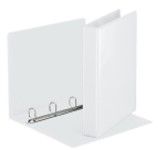 Esselte Panorama-Ordner Essentials A4, 4 D-Ringe, 30mm, weiß - Rückenbreite 50mm