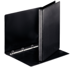 Classeur panorama Esselte Essentials A4 4 anneaux méc-O 16mm noir