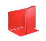 Classeur panorama Esselte Essentials A4 4 anneaux méc-O 16mm rouge