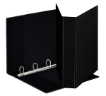 Presentatieringband Esselte panorama A4 4-rings D-mechaniek 30mm PP zwart