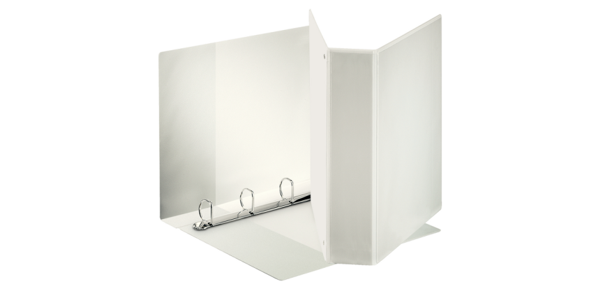 Esselte Panorama Binder A4 4 D-Ring 40mm PP White