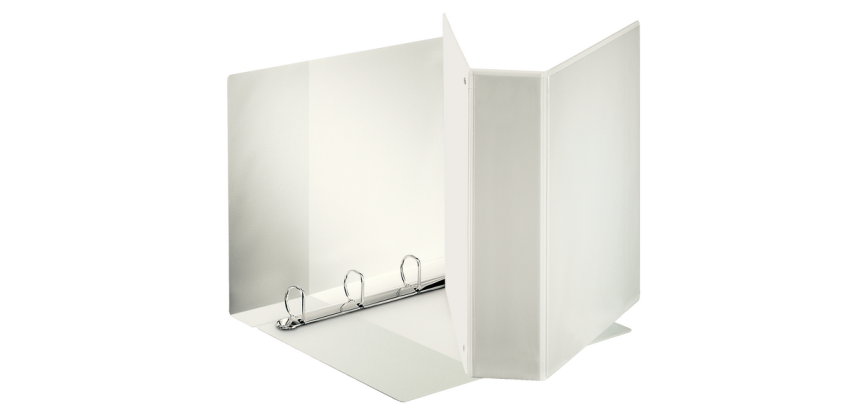 Esselte panorama binder A4 4-ring mech-D 52mm PP white
