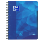 Projectboek Oxford School A4+ lijn 4-gaats 240 pagina's 80gr blauw