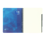 Projectboek Oxford School A4+ lijn 4-gaats 240 pagina's 80gr blauw