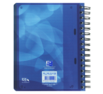 Oxford School Project Notebook A5+ ruled 6 holes 240 pages blue