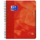 Cahier projet Oxford School A4+ 4 perf carreau 5mm 120 feuilles rouge