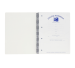 Collegeblok Oxford A4+ ruit 5x5mm 4-gaats 180 pagina's 80gr zwart