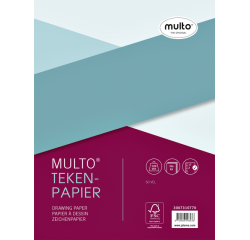 Intérieur Multo papier dessin A5 17 perforations 120g 50 feuilles